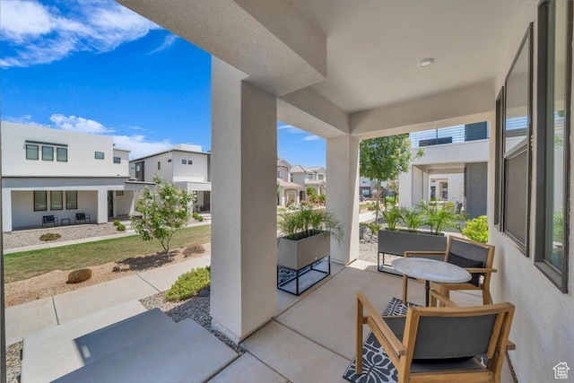 758 W Slate Ln, St George, UT 84790 - view of patio with a residential view