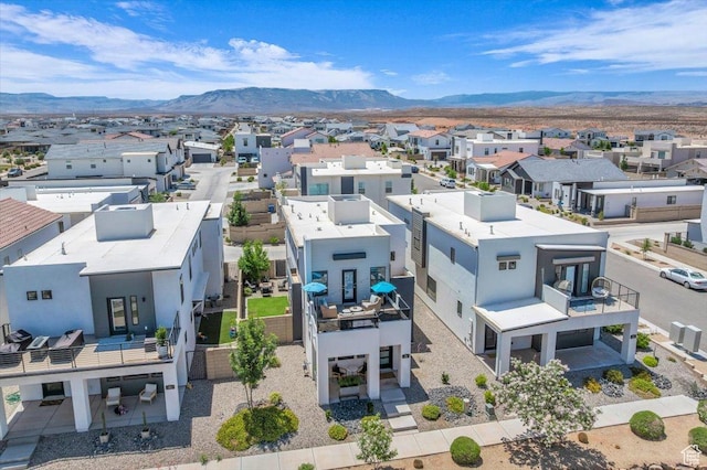 758 W Slate Ln, St George, UT 84790 - aerial view of residential area featuring a mountain backdrop