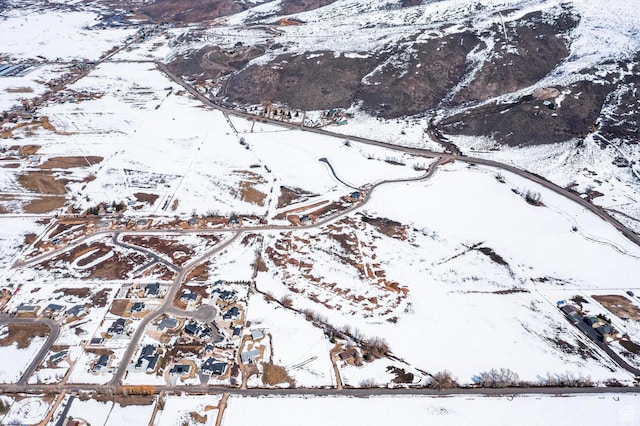 1460 Rocky Mountain Way Unit 223, Francis, UT 84036 - snowy aerial view with a mountain view