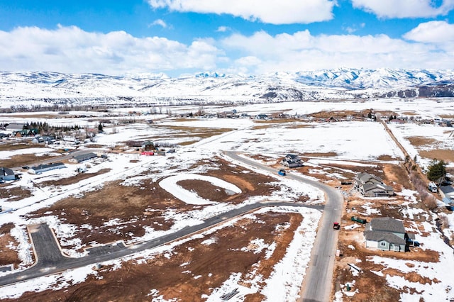 1460 Rocky Mountain Way Unit 223, Francis, UT 84036 - snowy aerial view with a mountain view