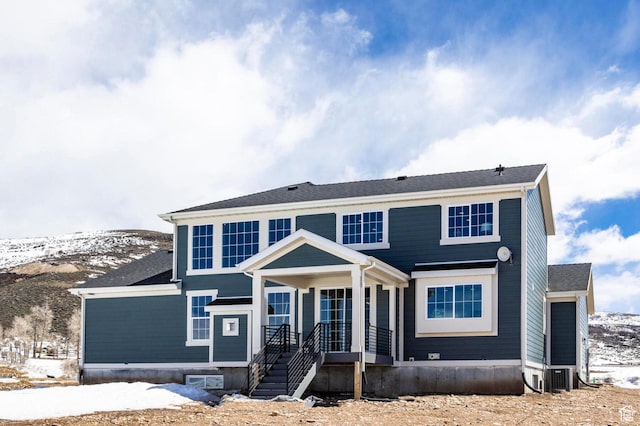 1460 Rocky Mountain Way Unit 223, Francis, UT 84036 - view of front of property featuring central AC unit and a mountain view