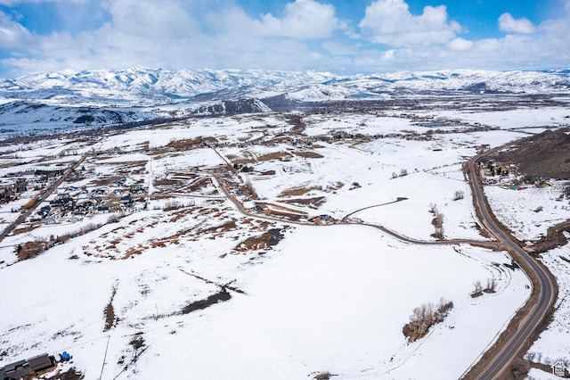 1460 Rocky Mountain Way Unit 223, Francis, UT 84036 - snowy aerial view with a mountain view