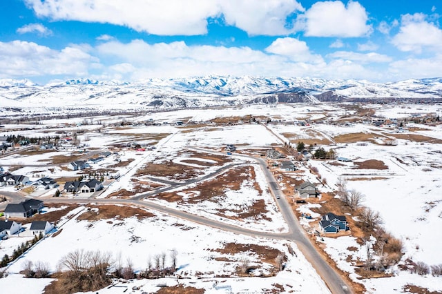 1460 Rocky Mountain Way Unit 223, Francis, UT 84036 - snowy aerial view with a mountain view