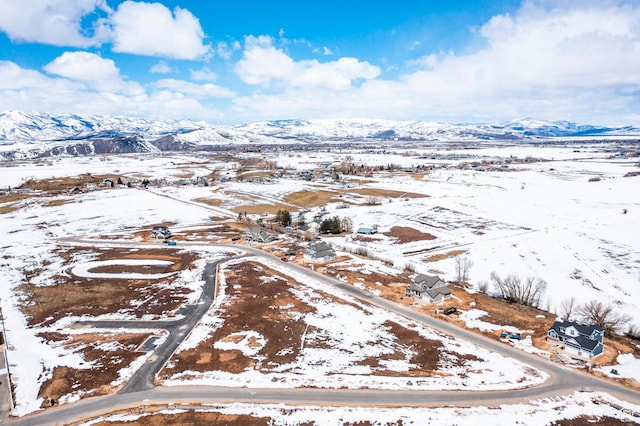 1460 Rocky Mountain Way Unit 223, Francis, UT 84036 - snowy aerial view featuring a mountain view