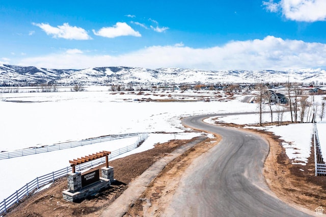 1460 Rocky Mountain Way Unit 223, Francis, UT 84036 - snowy aerial view with a mountain view