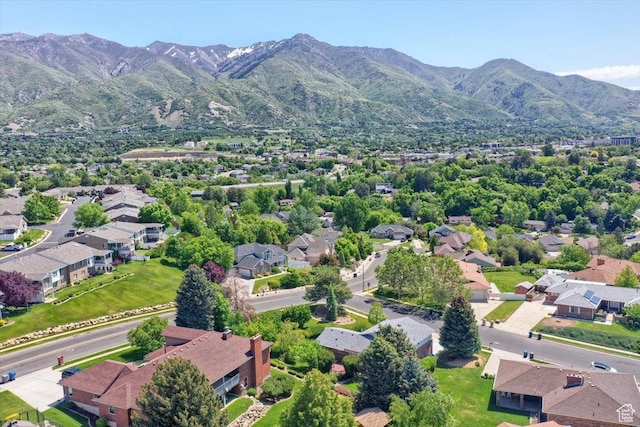 5725 S 1075 E, South Ogden, UT 84405 - aerial perspective of suburban area with a mountain backdrop