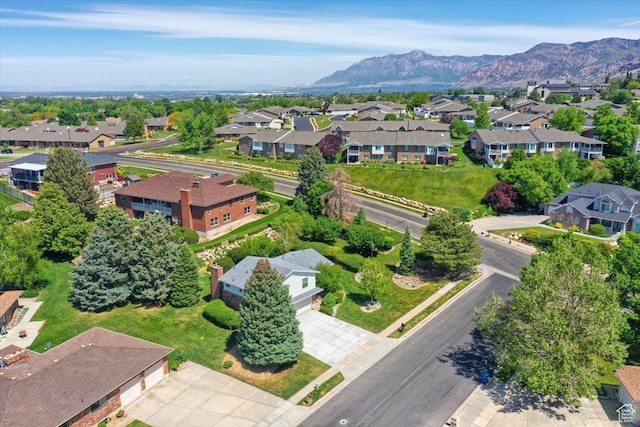 5725 S 1075 E, South Ogden, UT 84405 - aerial view of residential area featuring a mountain backdrop