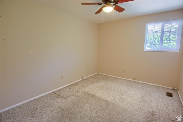 5725 S 1075 E, South Ogden, UT 84405 - carpeted spare room with ceiling fan and baseboards