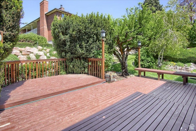 5725 S 1075 E, South Ogden, UT 84405 - view of wooden terrace