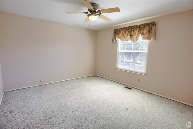 5725 S 1075 E, South Ogden, UT 84405 - unfurnished room featuring carpet floors, ceiling fan, and baseboards