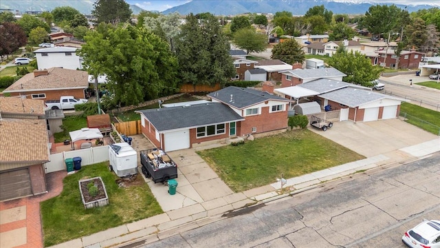 5824 S 2150 W, Roy, UT 84067 - aerial perspective of suburban area with mountains