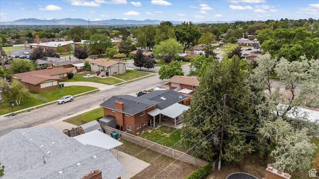 5824 S 2150 W, Roy, UT 84067 - aerial view of residential area with a mountainous background