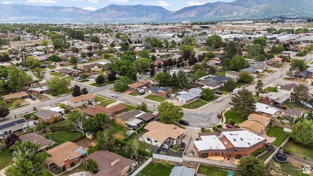 5824 S 2150 W, Roy, UT 84067 - aerial overview of property's location with mountains and nearby suburban area
