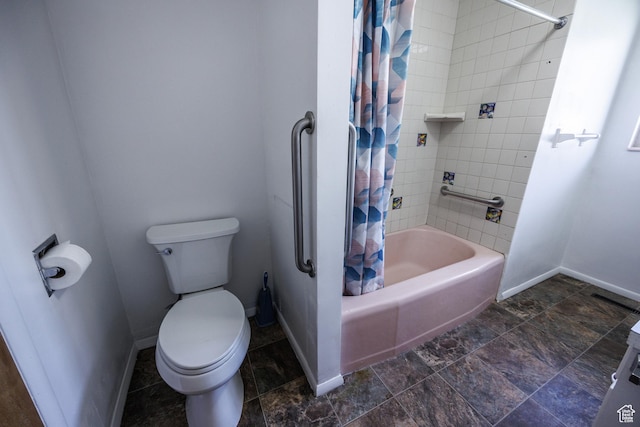 253 S 100 W, American Fork, UT 84003 - full bath with shower / bathtub combination with curtain, baseboards, and toilet