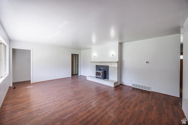 253 S 100 W, American Fork, UT 84003 - unfurnished living room with dark wood-type flooring
