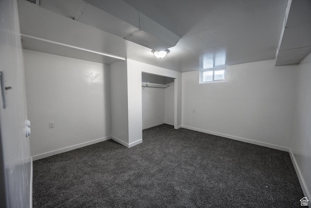 253 S 100 W, American Fork, UT 84003 - unfurnished bedroom with dark carpet, baseboards, and a closet