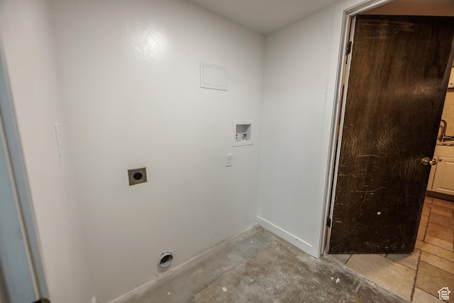 253 S 100 W, American Fork, UT 84003 - washroom featuring electric dryer hookup, washer hookup, and baseboards