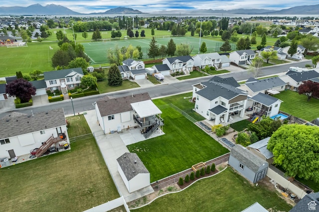 1874 W 180 S, Orem, UT 84059 - aerial perspective of suburban area featuring a mountain backdrop