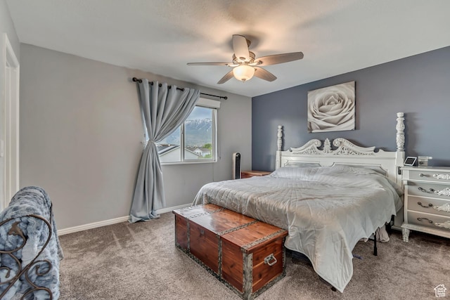 1874 W 180 S, Orem, UT 84059 - carpeted bedroom with a ceiling fan and baseboards