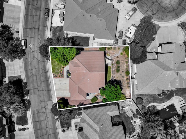 42 N 1100 W, St George, UT 84770 - aerial view of property's location featuring property boundaries highlighted