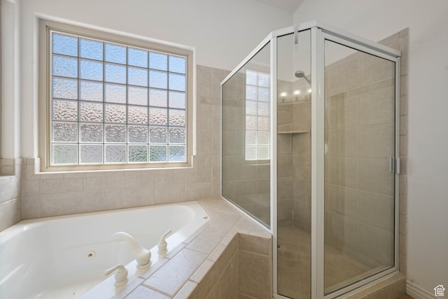 42 N 1100 W, St George, UT 84770 - full bathroom with a tub with jets and a shower stall