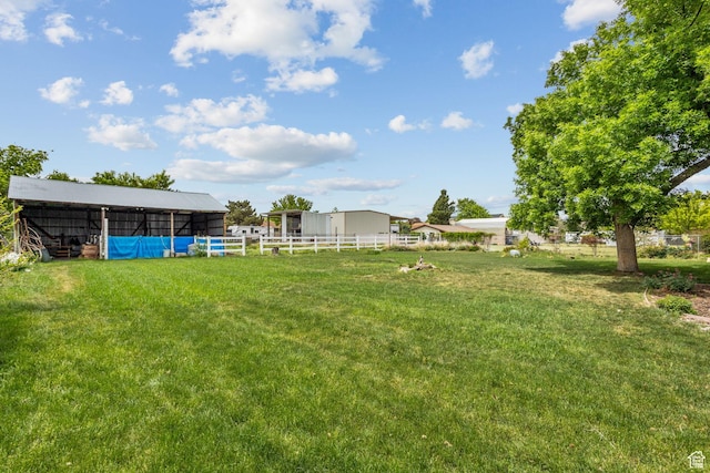 9216 S 2700 W, West Jordan, UT 84088 - view of yard featuring an outdoor structure and an exterior structure