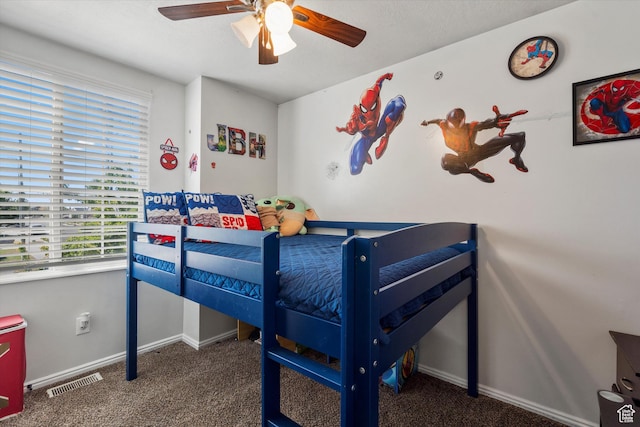 3916 W 4800 S, Roy, UT 84067 - carpeted bedroom featuring baseboards and ceiling fan