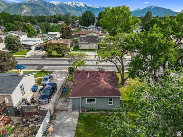 611 E 500 N, Spanish Fork, UT 84660 - aerial perspective of suburban area featuring a mountain backdrop