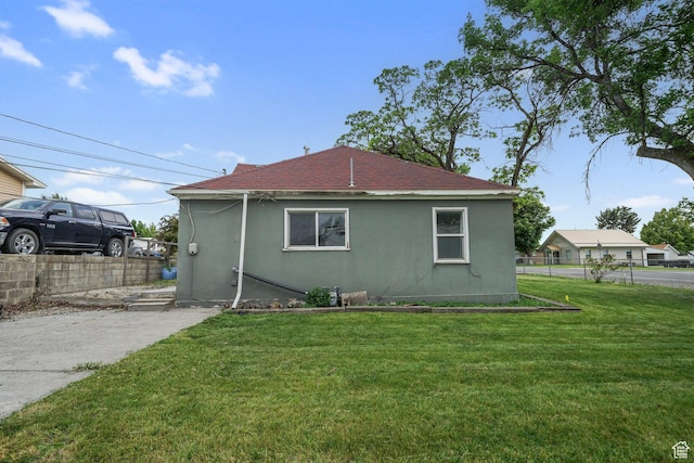 611 E 500 N, Spanish Fork, UT 84660 - back of property featuring stucco siding and a shingled roof