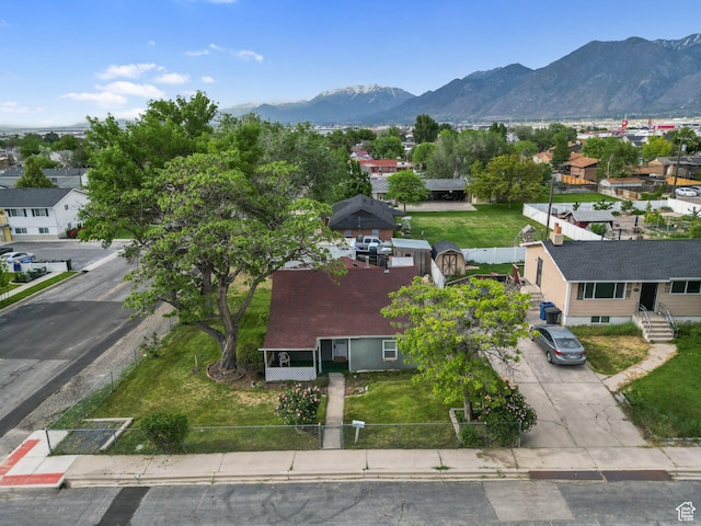 611 E 500 N, Spanish Fork, UT 84660 - aerial view of residential area featuring a mountain backdrop