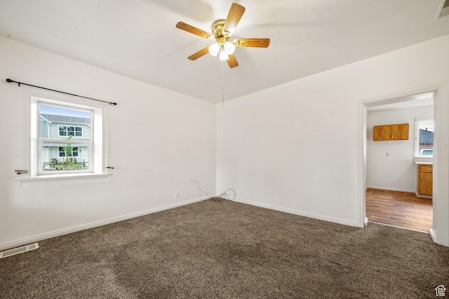 611 E 500 N, Spanish Fork, UT 84660 - carpeted spare room with ceiling fan and baseboards