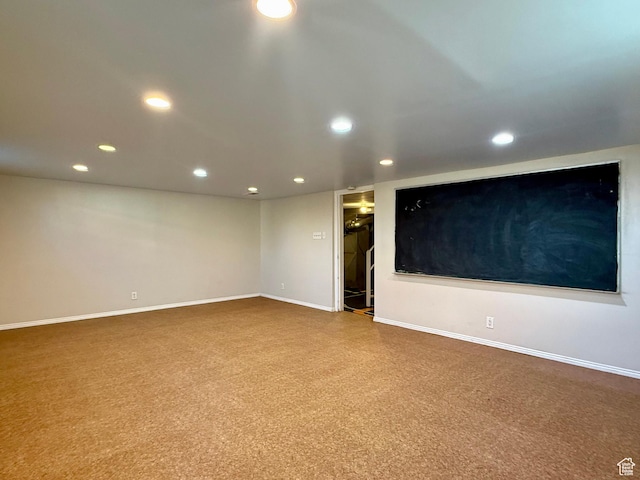 169 N State St, Roosevelt, UT 84066 - empty room with recessed lighting and baseboards