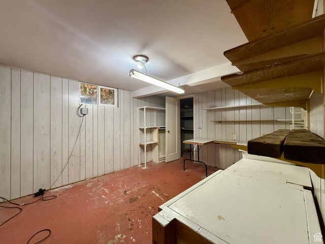 169 N State St, Roosevelt, UT 84066 - misc room with wooden walls