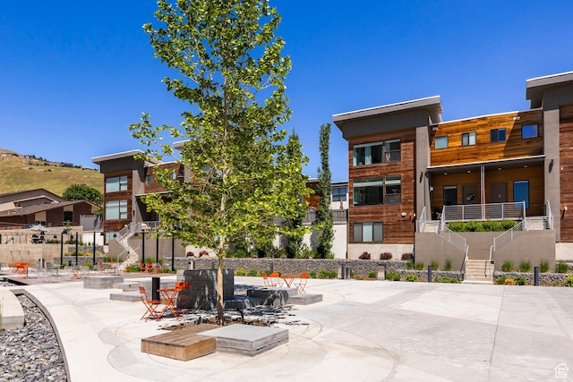 260 W 500 N Unit 4, Salt Lake City, UT 84103 - surrounding community with stairway and a patio area