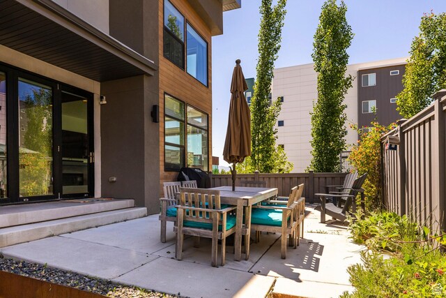 260 W 500 N Unit 4, Salt Lake City, UT 84103 - view of patio / terrace featuring outdoor dining area