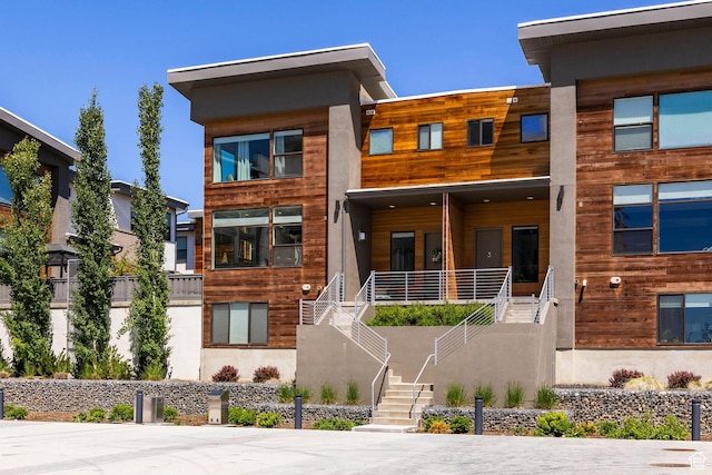 260 W 500 N Unit 4, Salt Lake City, UT 84103 - contemporary home with stairs and covered porch
