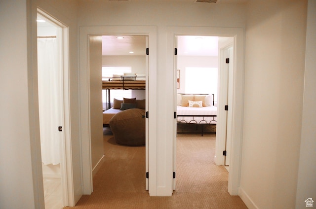 1376 Rustico, Washington, UT 84780 - hallway with light carpet and baseboards