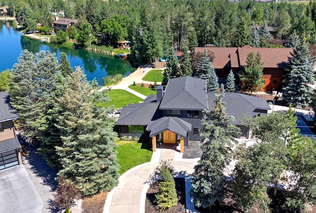1504 Lake Front Ct, Park City, UT 84098 - view from above of property featuring a large body of water