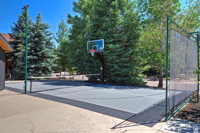 1504 Lake Front Ct, Park City, UT 84098 - view of sport court with a tennis court