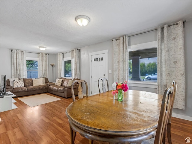 628 E 420 N, Provo, UT 84606 - dining area featuring wood finished floors and a textured ceiling