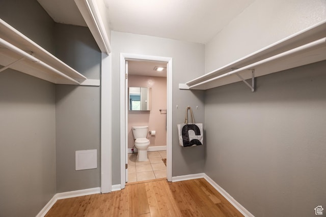 2660 E 3300 S Unit A-21, Salt Lake City, UT 84109 - spacious closet with light wood finished floors