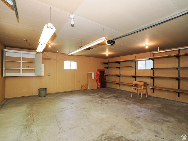 5747 S Sanford Dr, Murray, UT 84123 - garage featuring a garage door opener