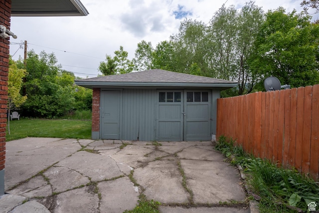 354 N 200 E, Logan, UT 84321 - detached garage featuring a storage unit