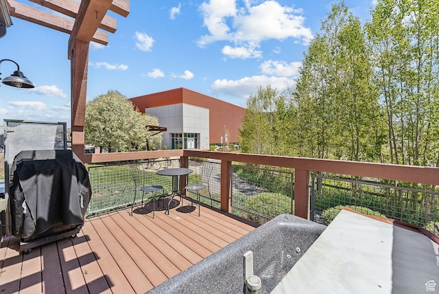6322 N Park Ln Unit 3, Park City, UT 84098 - deck featuring a grill