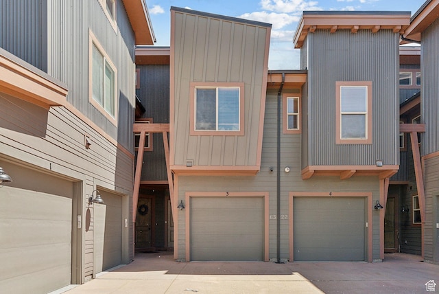 6322 N Park Ln Unit 3, Park City, UT 84098 - view of front of home with driveway, a garage, and board and batten siding
