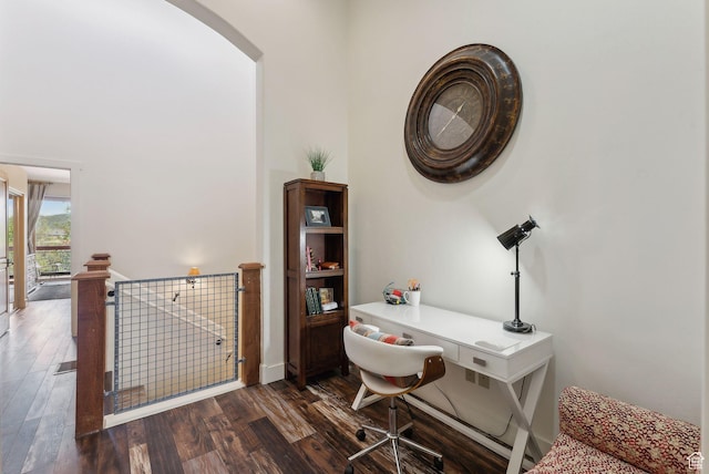 6322 N Park Ln Unit 3, Park City, UT 84098 - office space with arched walkways and dark wood-style floors
