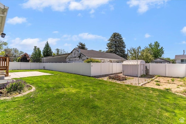 1627 W 350 N, West Point, UT 84015 - view of yard featuring a patio area