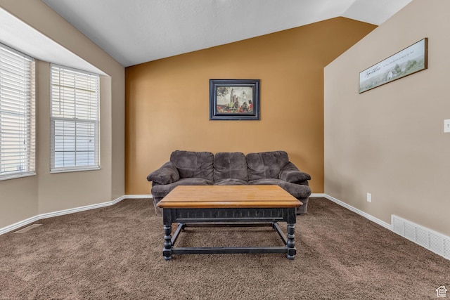 1123 N 3050 W, West Point, UT 84015 - sitting room featuring lofted ceiling, carpet, and baseboards