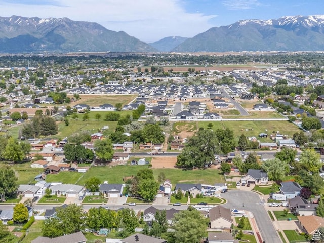 1123 N 3050 W, West Point, UT 84015 - aerial perspective of suburban area featuring a mountainous background