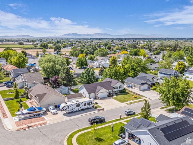 1123 N 3050 W, West Point, UT 84015 - aerial view of residential area with a mountain backdrop